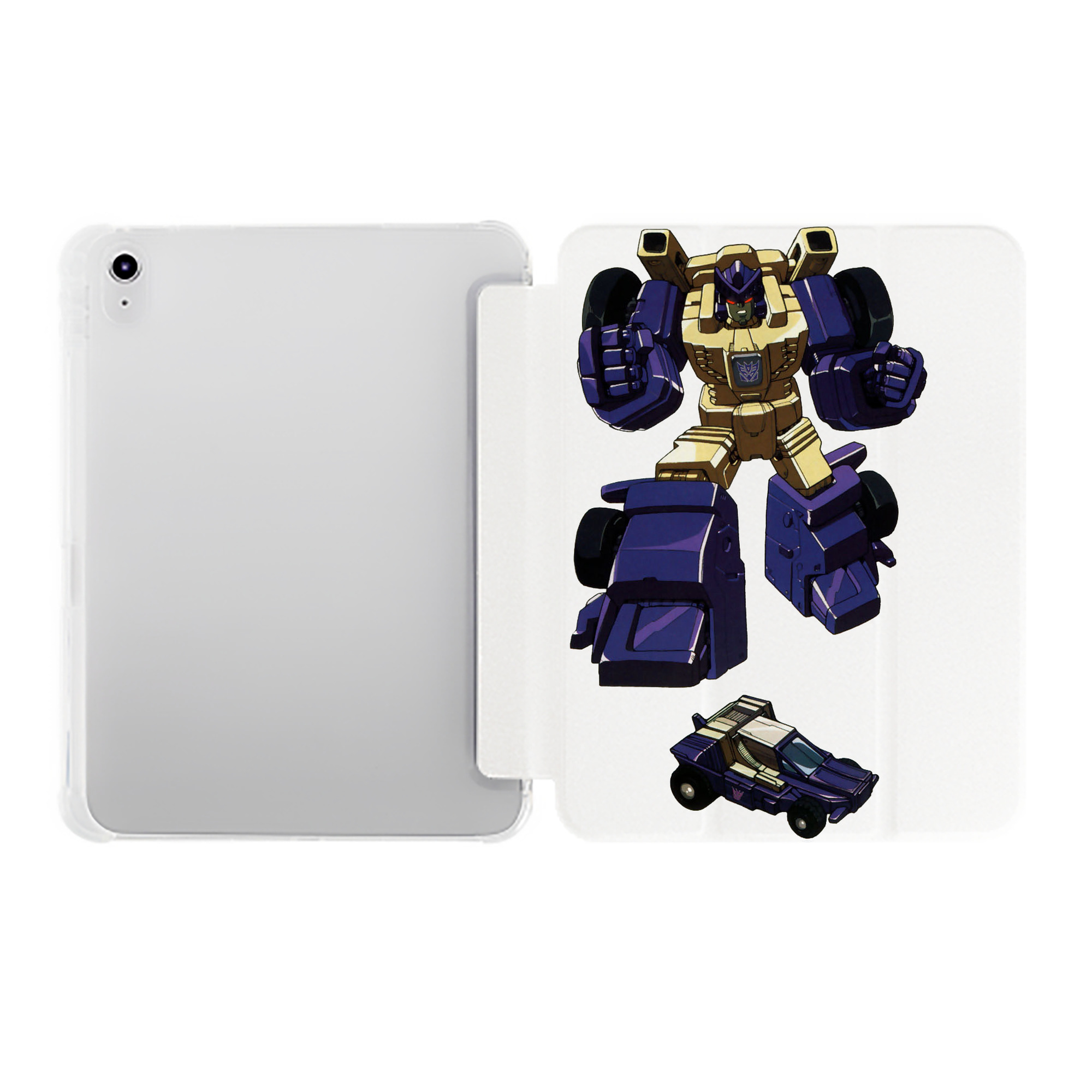 （画像用）  IPad ケース ペン収納付き 三つ折りスタンド PUレザー×シリコン 対応機種9.5/10.5/10.9インチ